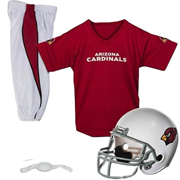 Arizona Cardinals Kids Football Costume Set - Red and White (Shirt & Pants Only) - Picture 1 of 5